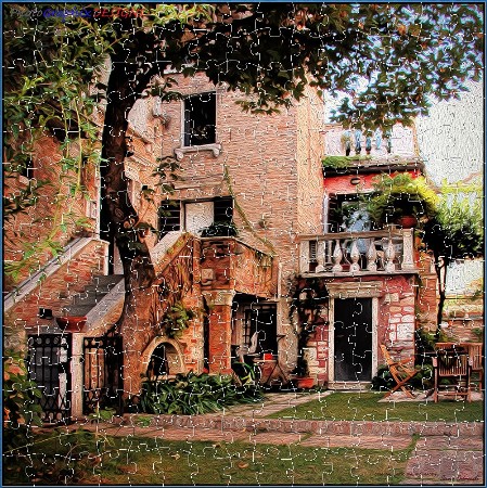 JIGSAW - TREVISO GARDEN IN OILS