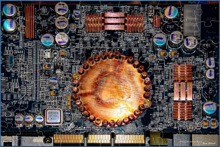A DIGITAL JIGSAW - CIRCUIT BOARD