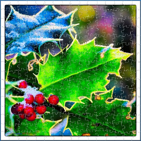 JIGSAW - Holly and Berries