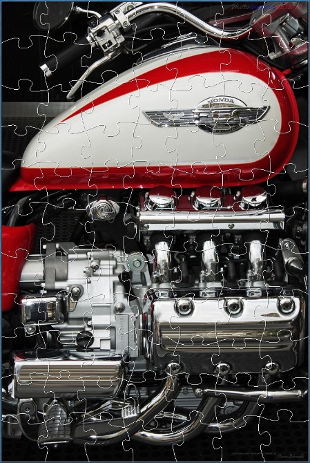 A DIGITAL JIGSAW - HEART OF THE HONDA VALKYRIE TOURER