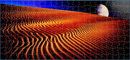 JIGSAW - Moonrise Over Desert Sands