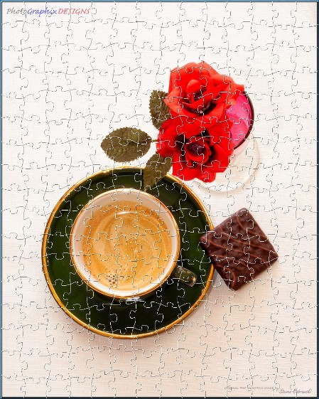 JIGSAW - COFFEE - SAY IT WITH ROSES