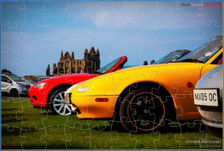 Sport Cars at Whitby Abbey