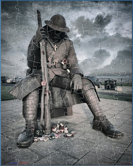 A DIGITAL JIGSAW - TOMMY - IN THOUGHTFUL REPOSE