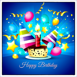 JIGSAW - HAPPY BIRTHDAY - HAPPY BIRTHDAY CAKE AND BALLOONS